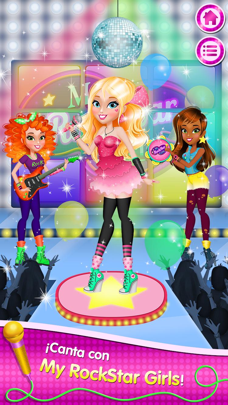 Android application My RockStar Girls - Band Party screenshort