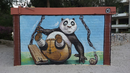 Kung Fu Panda mural