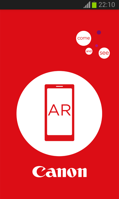 Android application Canon AR screenshort