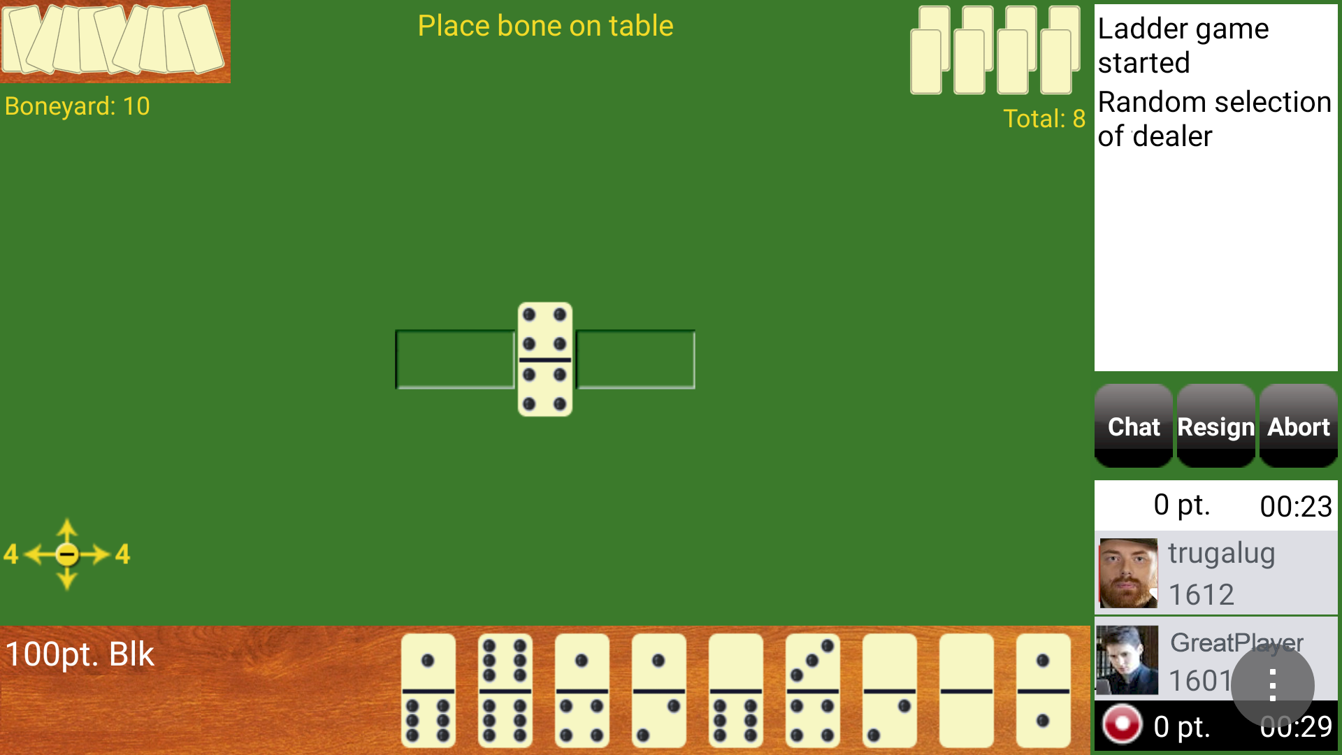 Android application Dominoes Club screenshort