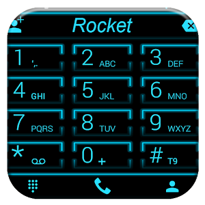 Theme x RocketDial Neon Blue