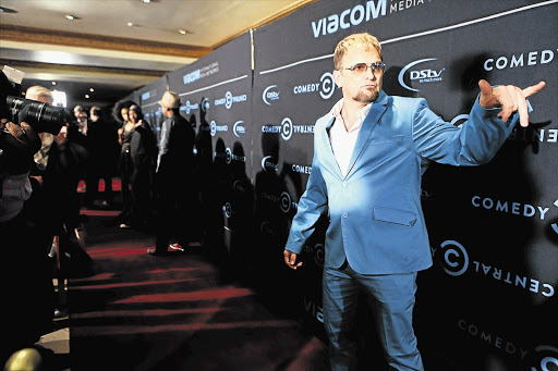 Steve Hofmeyr before the roast held in his honour at Gold Reef City in Johannesburg on Tuesday. The recording of the roasting by comedians will premier on DStv on September 24.