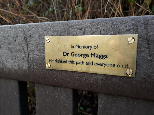 In Memory of Dr George Maggs He disliked this path and everyone on it Submitted by @BurtonsAnatomy.