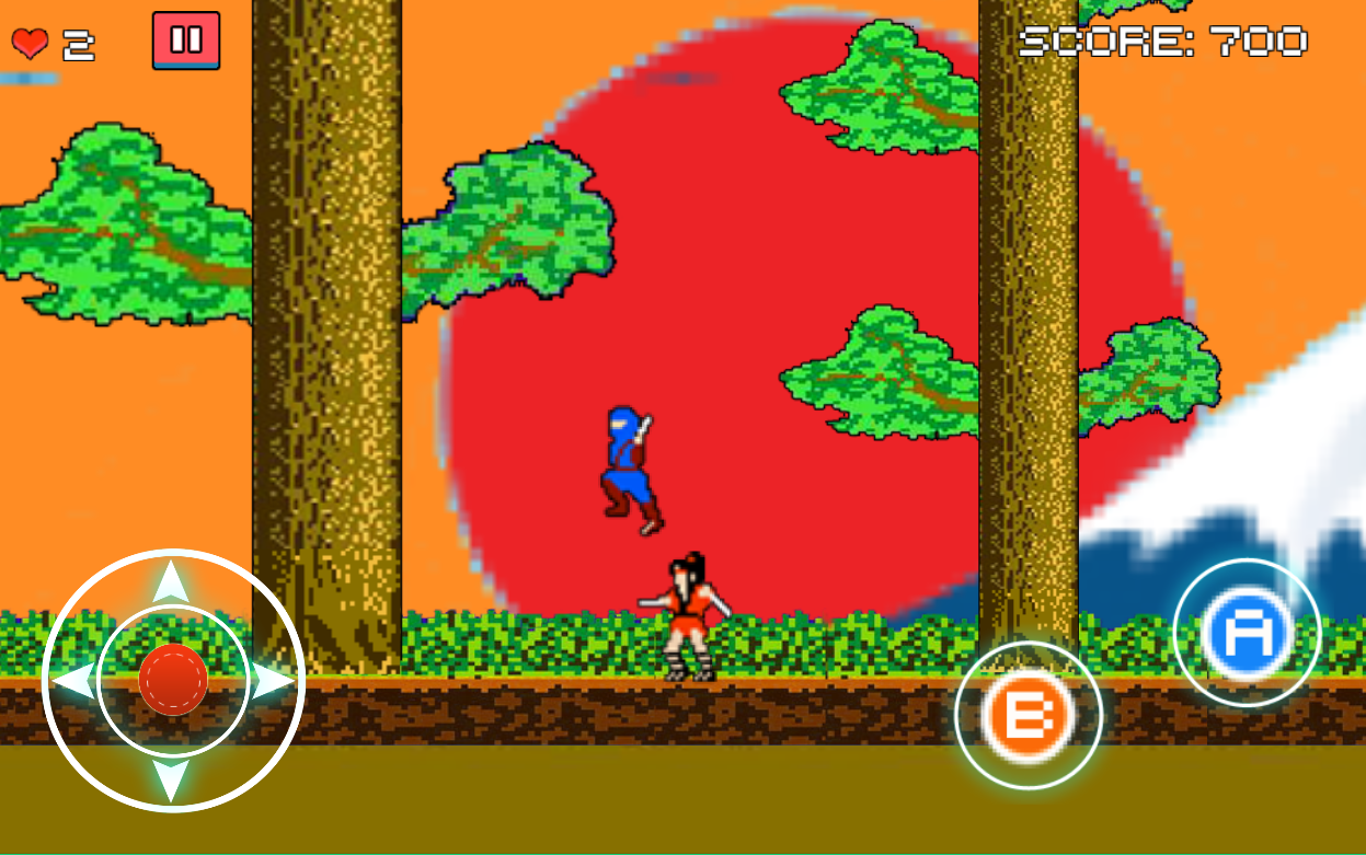 Android application Legend of ninja screenshort