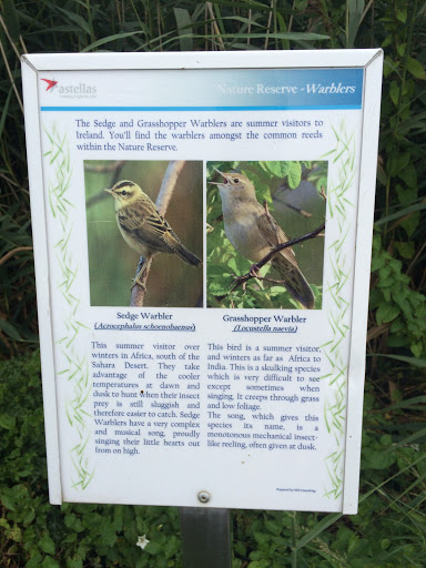 Nature Reserve Sign -Warblers