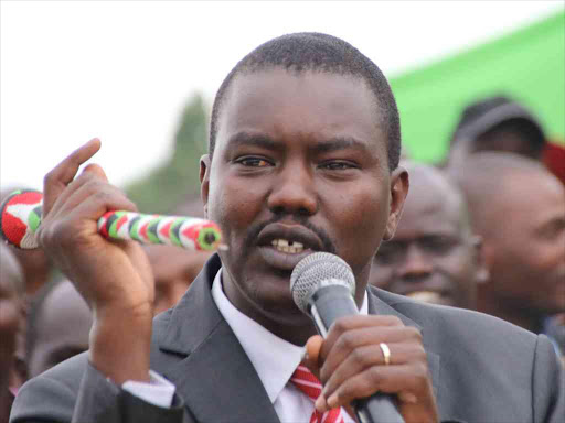 Governor Mandago speaking in Eldoret on plans to sabotage Ruto politically
