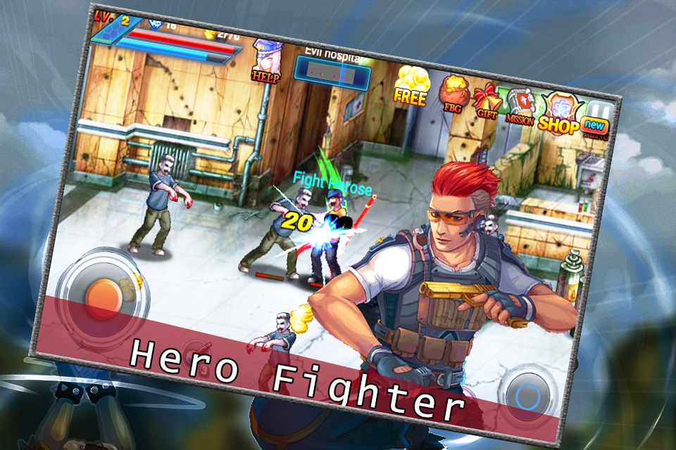 Android application Rambo Combat Fighting screenshort