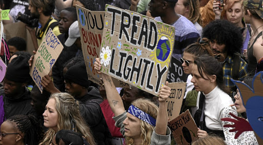 Young people in Cape Town and 17 other SA centres joined global climate strikes and marches on September 18 2019.