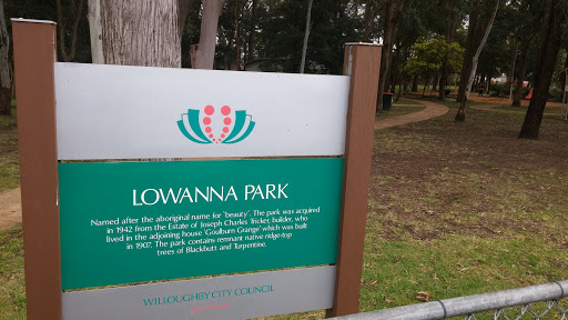 Lowanna Park Sign