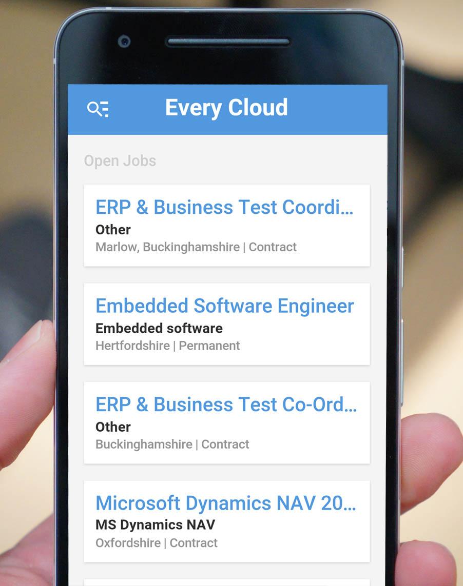 Android application Every Cloud screenshort