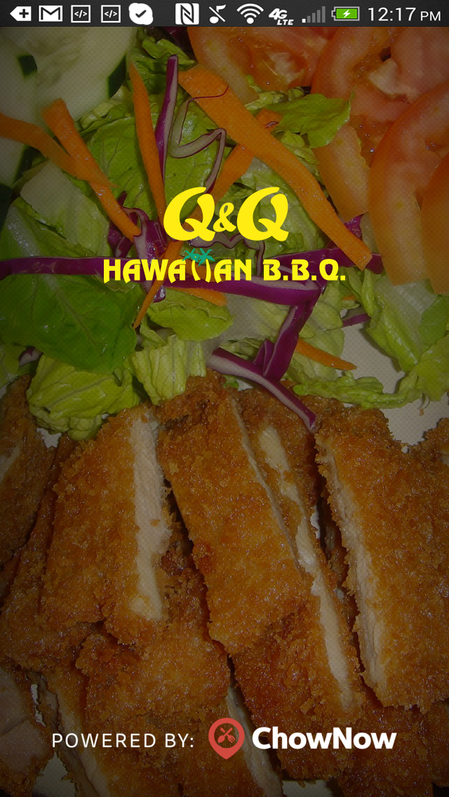 Android application Q &amp; Q Hawaiian BBQ screenshort