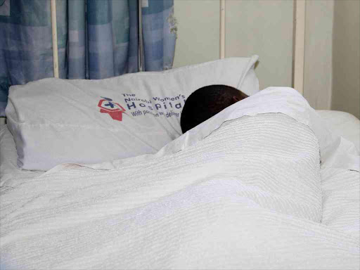 The 31-year-old man recuperating at Nairobi women hospital in Nakuru town after he was chopped off his private parts by his lover on Monday evening at Free Area estate.Photo/Ben Ndonga