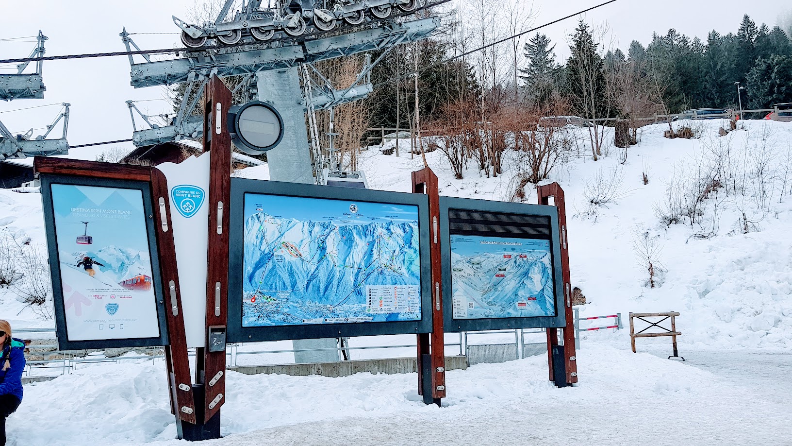 The Trail Map at Brevent / Flegere