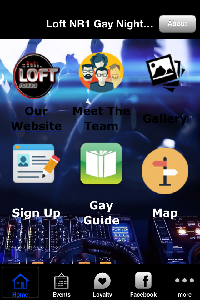 Android application Loft NR1 - Gay Nightclub screenshort