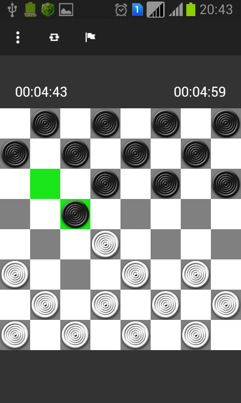 Android application Russian checkers screenshort