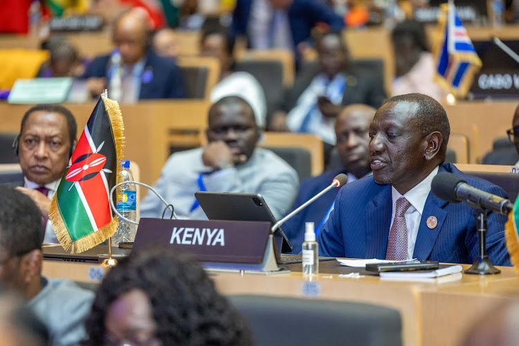 President William Ruto at the 37th Ordinary Session of the Assembly of the African Union in Addis Ababa, Ethiopia,