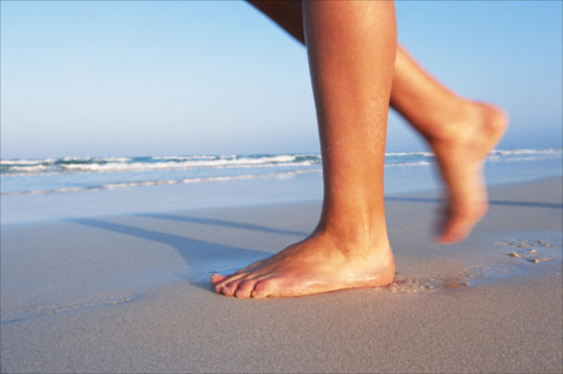 Feet on the beach. File photo.