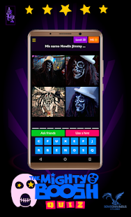 The Mighty Boosh - Quiz Game Screenshot