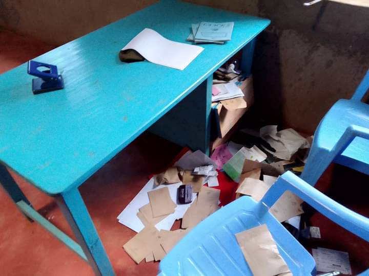 What was left after suspected this broke into Motonyoni SDA church and carted away electronic equipment.
