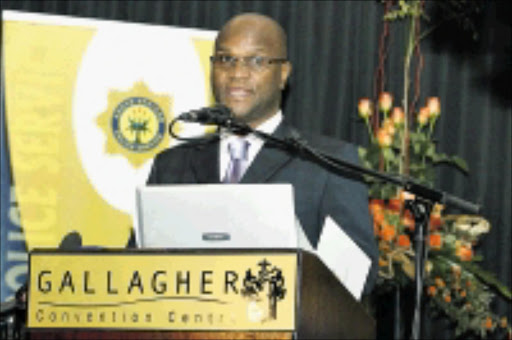 NEW ORDERS: Minister of Police Nathi Mthethwa at the launch of the Hawks, which replace the Scorpions as the top crime-fighting unit in South Africa. Pic: Bafana Mahlangu. 06/07/2009. © Sowetan.