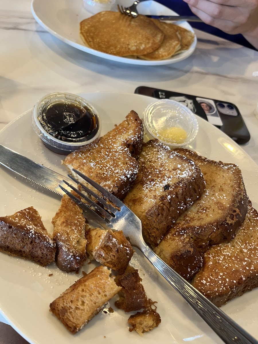 Gluten free french toast! Big thick pieces!