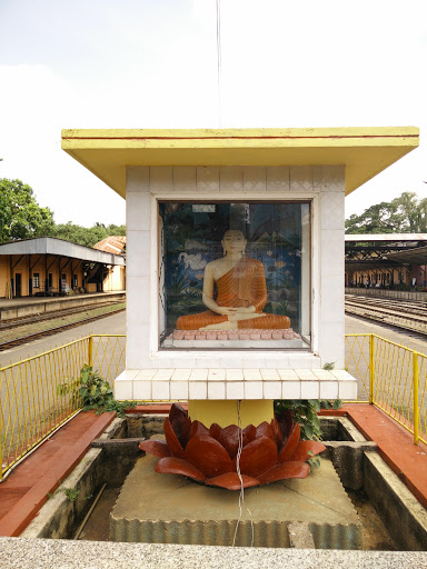 Buddha Statue in Veyangoda Railway