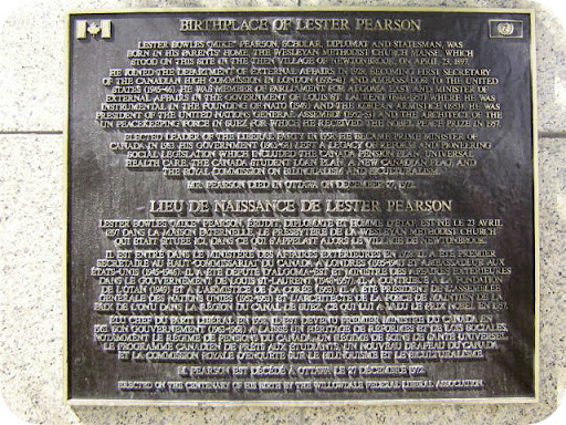 Lester Bowles "Mike" Pearson, scholar, diplomat and statesman, was born in his parent's home, the Wesleyan Methodist Church manse, which stood on this site in the then village of Newtonbrook, on...