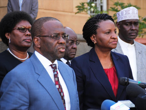 FULL INVESTIGATION: Chief Justice Willy Mutunga during a press briefing at the Supreme Court in Nairobi on February 5.