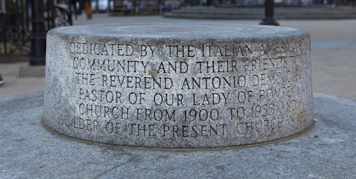 Plaque via Jack Curry's site Dedicated NYC. Original page here.