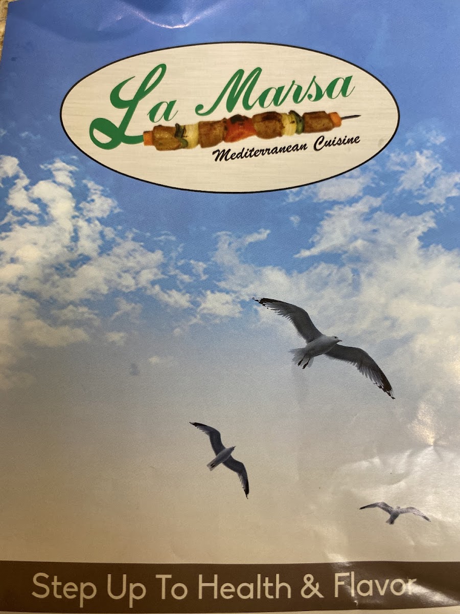 La Marsa gluten-free menu