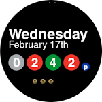 NYC Subway Watch Face Apk