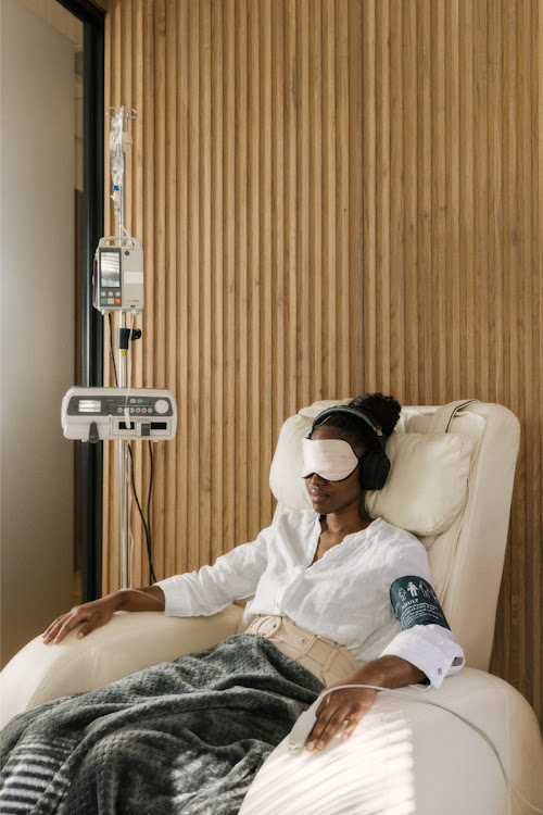 Ketamine infusions at Equinamity Wellness are offered as drips coupled with a music journey.