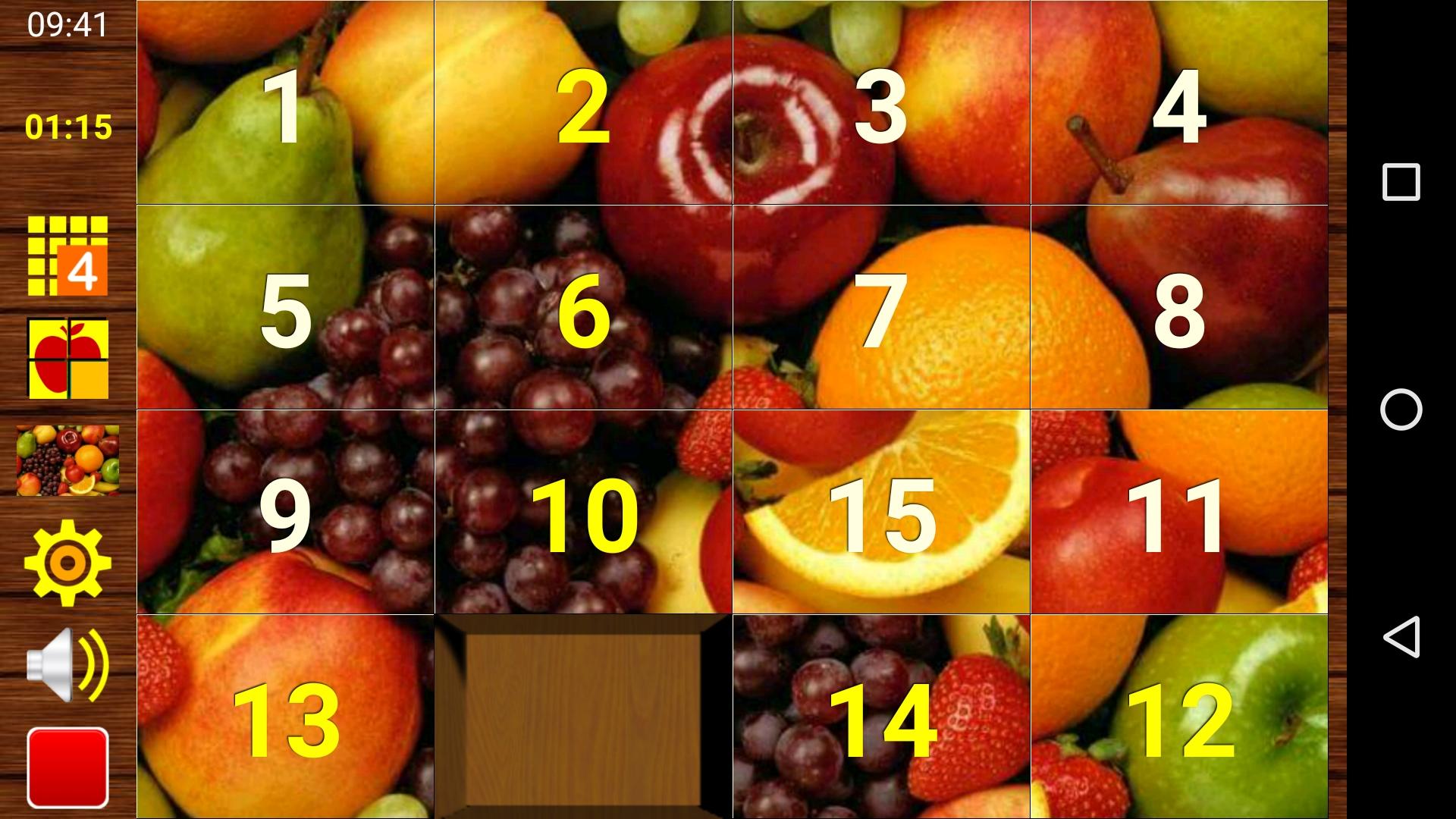 Android application Slide Puzzle Pro screenshort