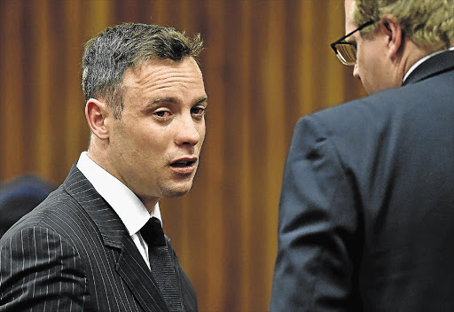 UNREPENTANT OR REMORSEFUL? Oscar Pistorius in the Pretoria High Court for sentencing yesterday. He was convicted of murder by the Supreme Court of Appeal for killing Reeva Steenkamp in 2013.