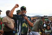 ANC secretary-general Fikile Mbalula and ANC Youth League leader Collen Malatji led the charge against crime in Mjindi in Barberton on Wednesday.