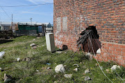 These illegal connections are at a substation in Avro Street in the Airport Valley informal settlement. Bricks have been removed to provide easy access for the connections. There are also live wires running across the road.