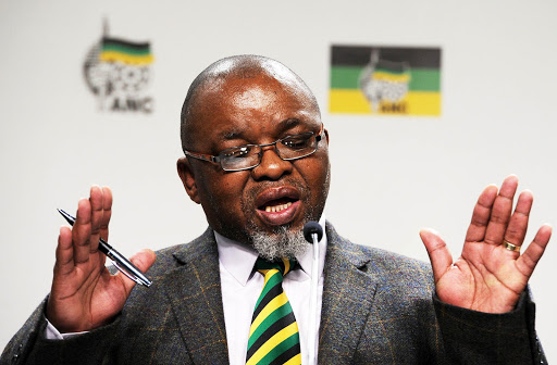 ANC secretary-general Gwede Mantashe during a media briefing at Luthuli House. File photo.