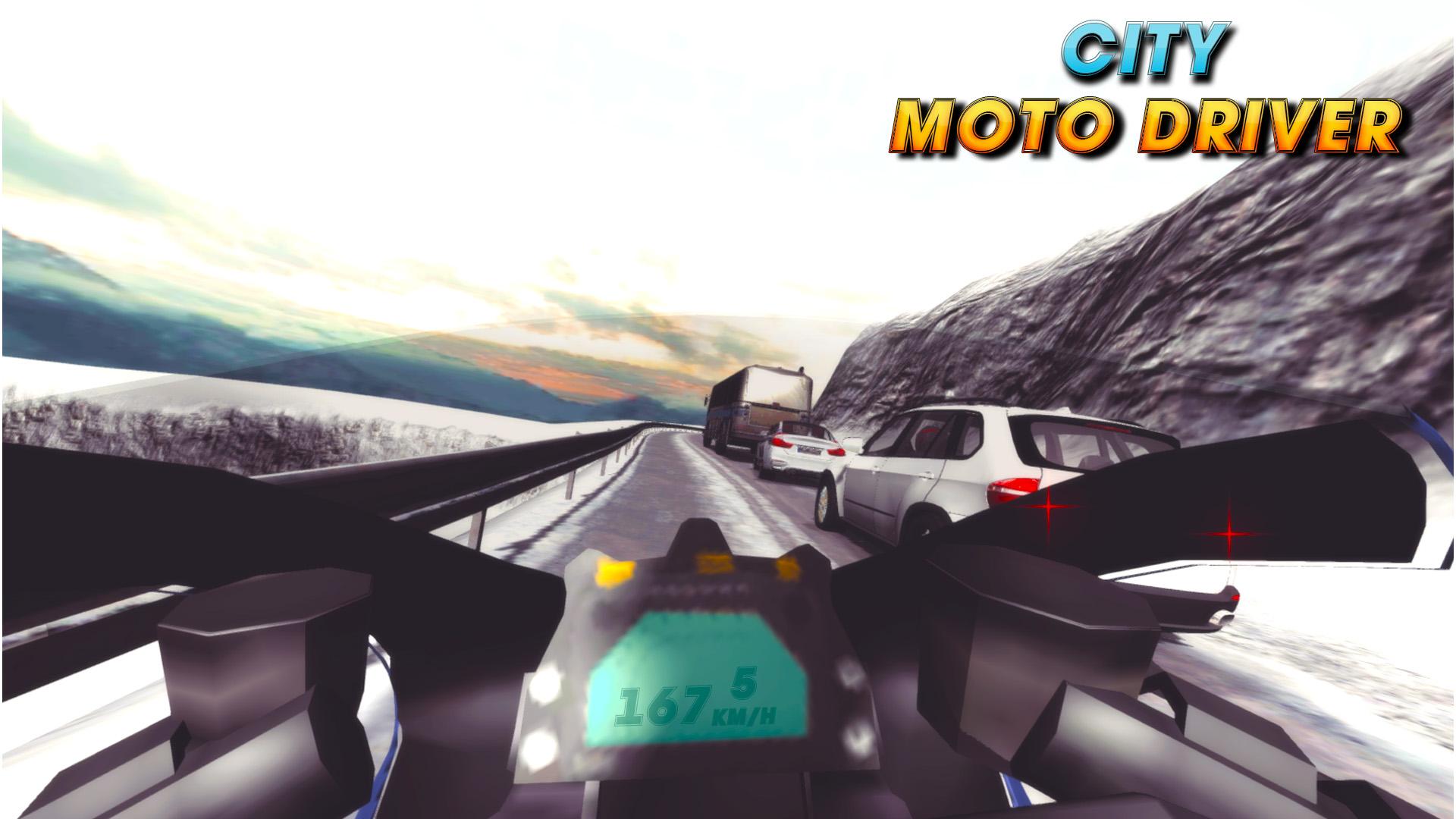 Android application City Moto Driver 3D screenshort