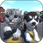 Cute Pocket Cat And Puppy 3D Apk