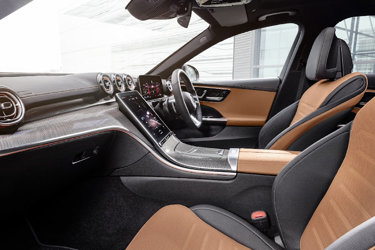 The interior of the new C-Class is next level for the segment and it can be tailored to individual tastes. Picture: SUPPLIED