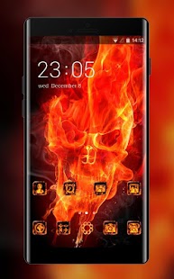 How to mod Fire Flaming Skull Theme for New Coolpad Wallpaper 1.0.0 mod apk for android