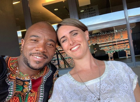 Mmusi Maimane and his wife Natalie. He posted this picture to Instagram on their 14th wedding anniversary.