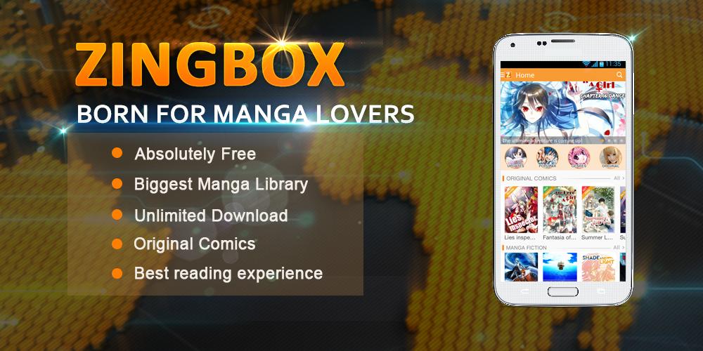 Android application ZingBox Manga (US) screenshort