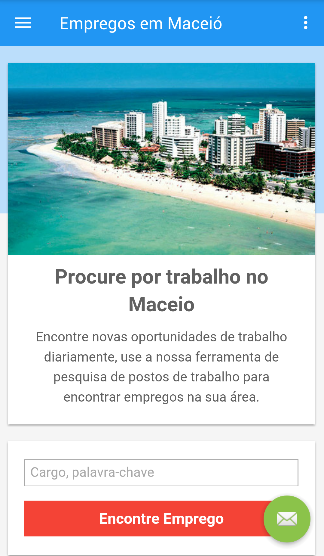Android application Empregos em Maceió, Brasil screenshort