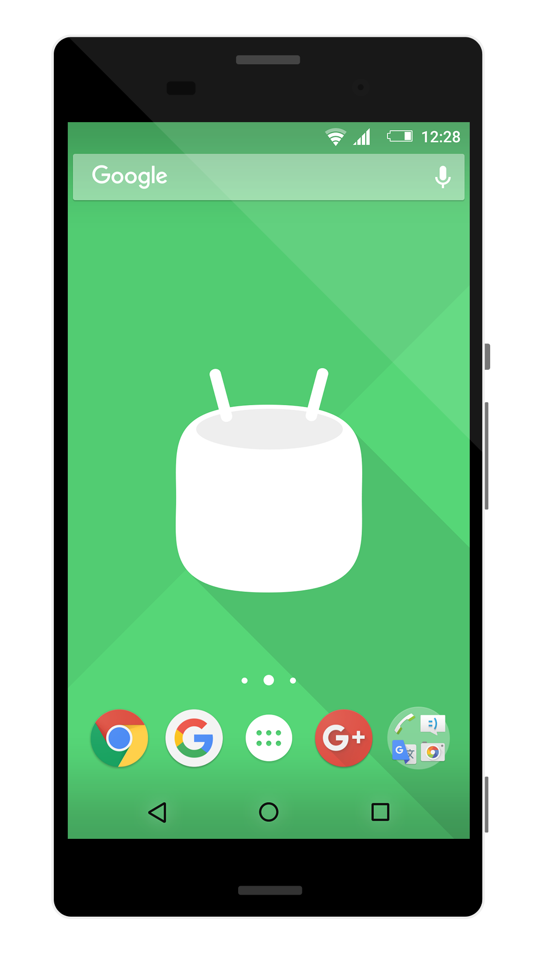 Android application Theme 6.0 Marshmallow Dark screenshort