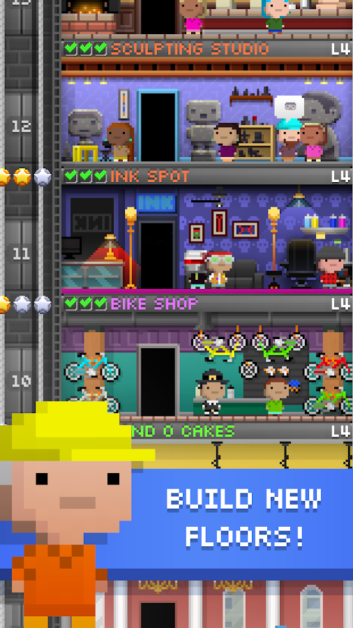   Tiny Tower- 스크린샷 