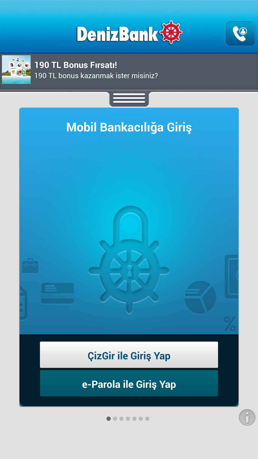 Android application MobilDeniz screenshort