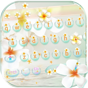Download Water Flower Keyboard Theme For PC Windows and Mac