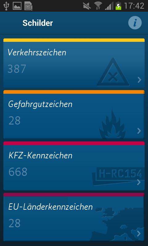 Android application Schilder screenshort