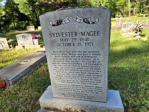 May 28, 1841 - October 15, 1971    Believed to have been the last surviving American Slave, Magee was born in Carpet, North Carolina and sold at Enterprise, Mississippi at the age of nineteen. He...